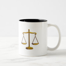 Escalas de justiça - caneca