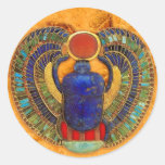 Escaravelho sagrado de Egipto antigo Adesivo