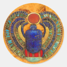 Escaravelho sagrado de Egipto antigo Adesivo