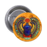Escaravelho sagrado de Egipto antigo Boton