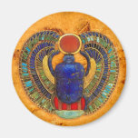 Escaravelho sagrado de Egipto antigo Imã De Refrigerador