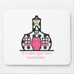 Escola das bolinhas do professor de jardim de infâ mousepad