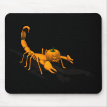 Escorpião alaranjado mousepad