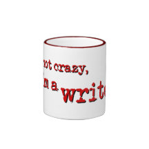 Escritor louco - VERMELHO Caneca