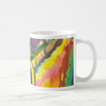 Escuridão na luz caneca