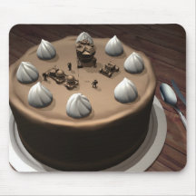 Espaço 2 Mousepad do chocolate