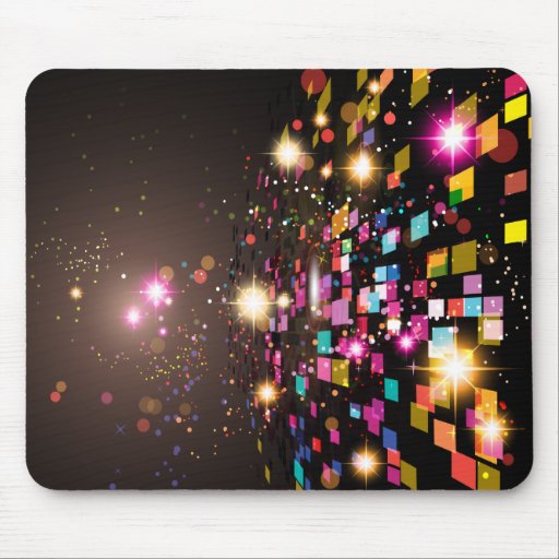 Espaço abstrato colorido mousepad