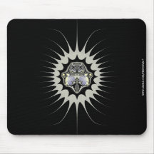 Espaço dourado mousepad