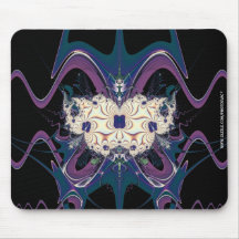 Espaço roxo mousepads