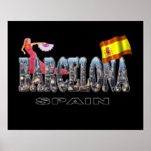 Espanha de Barcelona Pôsteres