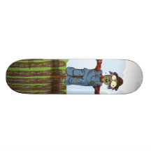 Espantalho do zombi skates personalizados