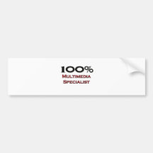 Especialista de 100 multimédios dos por cento adesivos