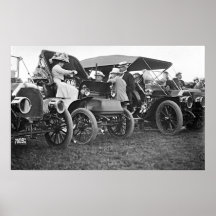 Espectadores 1909 do vôo dos irmãos de Wright Posteres