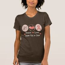 Esperança do amor da paz para uma camisa da cura T Tshirt