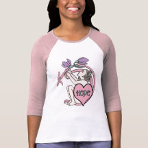 Esperança do cancro da mama camiseta