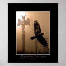 ESPÍRITO do CORVO & poster da arte de pólo de Tote