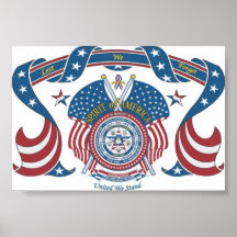 Espírito do poster de América
