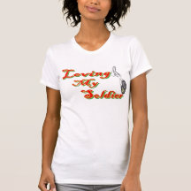 Esposa orgulhosa do exército camiseta