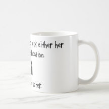 Esposa ou ensino especial da picareta caneca