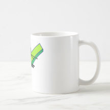 Esquiam as rochas caneca