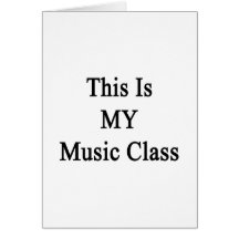 Esta é MINHA classe de música Cartoes
