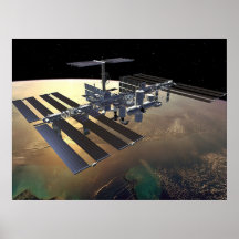 Estação espacial internacional posteres