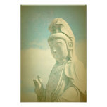 Estátua de Buddha Antiqued Fotografia