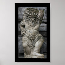 Estátua do Balinese Poster