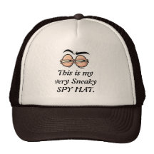 Este é meu CHAPÉU muito Sneaky do ESPIÃO Boné