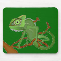 Esteira do rato do camaleão mousepad