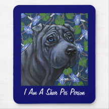 Esteira Mousepad do rato do cão de Shar Pei