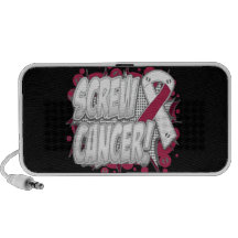 Estilo cómico do cancer de garganta do parafuso caixinhas de som para pc