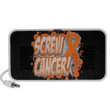 Estilo cómico do câncer de rim do parafuso caixinha de som para iPod
