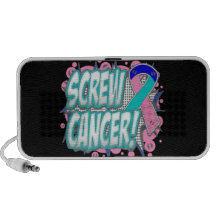 Estilo cómico do cancer de tiróide do parafuso sistema de som