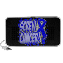 Estilo cómico do cancer retal do parafuso caixinhas de som de viagem