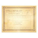 Estilo de creme do poster do vintage que Wedding R Convite