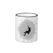 Estilo do Scribble do alpinismo Canecas