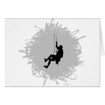 Estilo do Scribble do alpinismo Cartoes