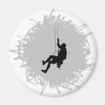 Estilo do Scribble do alpinismo Imãs De Refrigerador