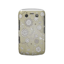 Estilo floral v11 de Paris do vintage Capas Blackberry Bold
