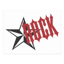 Estrela do rock cartões postais