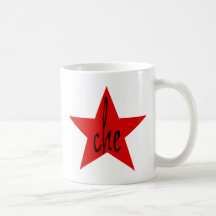 Estrela do vermelho de Che! Caneca