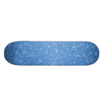 Estrelas azuis do brilho skate boards