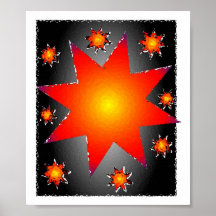 Estrelas de Sun Posteres