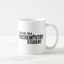 Estudante da bioquímica caneca