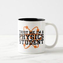 Estudante da física canecas