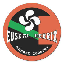 Etiqueta Basque do país autocolantes