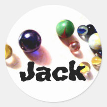 Etiqueta conhecida para Jack Adesivos Redondos