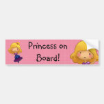 Etiqueta customisable da princesa a bordo adesivo