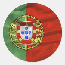 Etiqueta da bandeira de Portugal Adesivos
